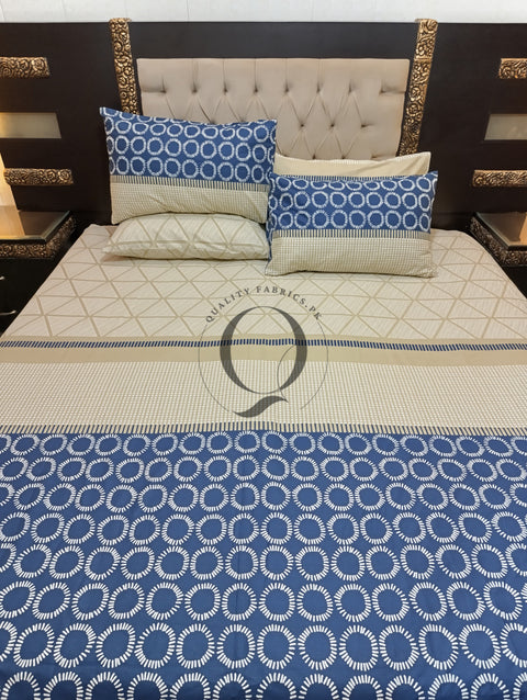 PC-1000: 4 Pillows Cotton Bed Sheet