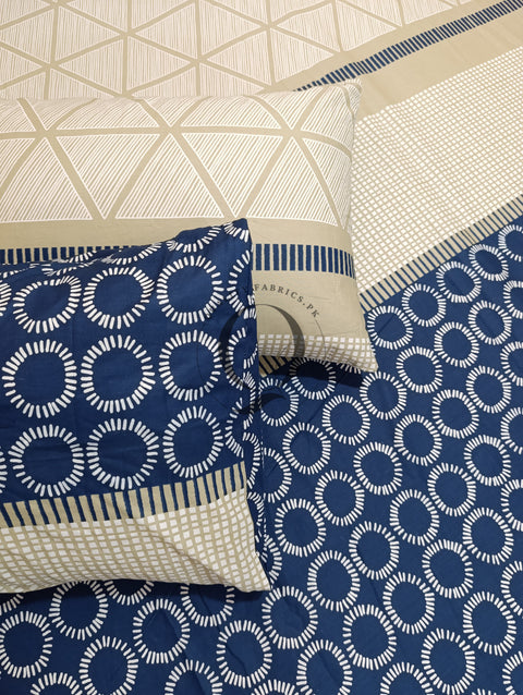 PC-1000: 4 Pillows Cotton Bed Sheet