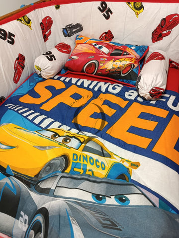 CS-1012: Cot Bedding Set - McQueen Theme