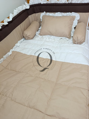 CS-1015: Frill Theme Cot Bedding Set