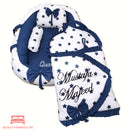 Navy Blue Stars Theme  - Snuggle Bed & Sleeping Bag with Name