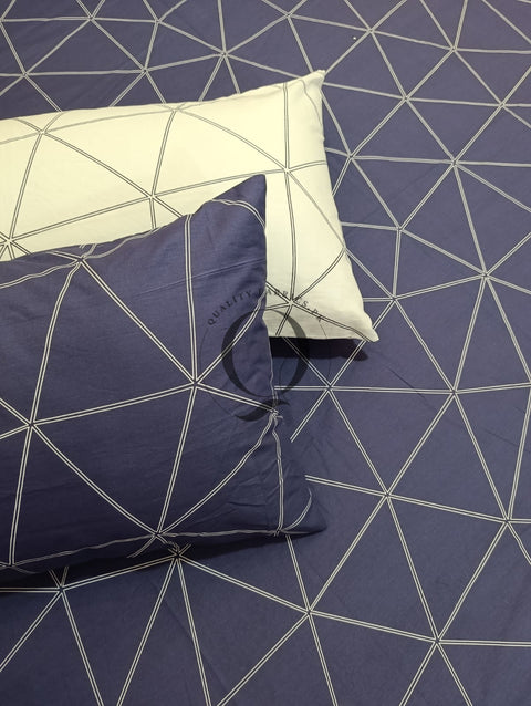 PC-1021: 4 Pillows Cotton Bed Sheet