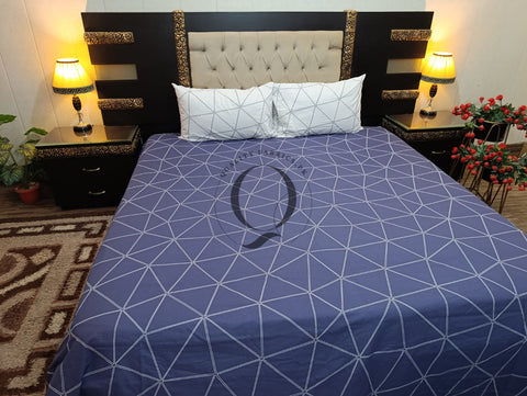 PC-1021: 4 Pillows Cotton Bed Sheet