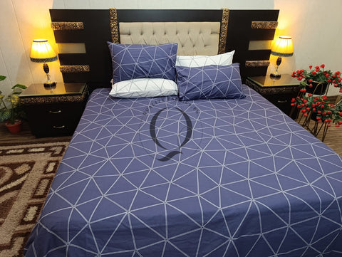 PC-1021: 4 Pillows Cotton Bed Sheet