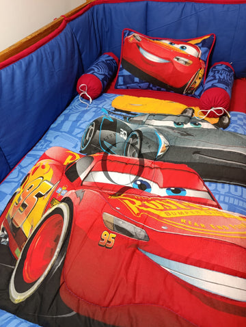 CS-1031: Cot Bedding Set (McQueen Theme)