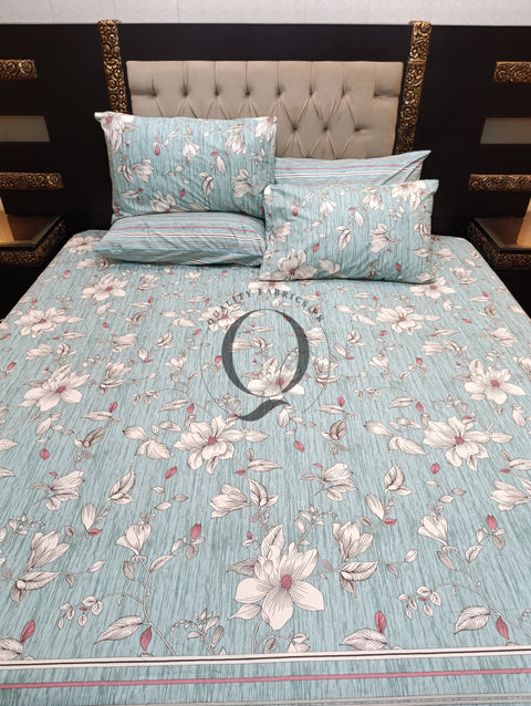 PC-1035: 4 Pillows Cotton Bed Sheet