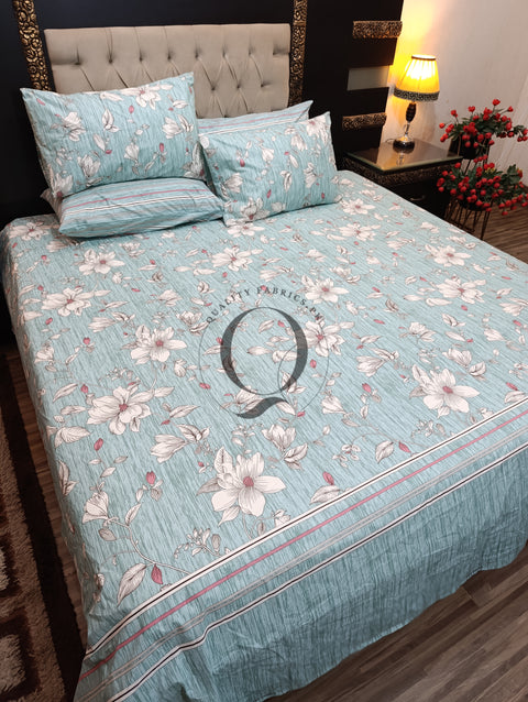 PC-1035: 4 Pillows Cotton Bed Sheet