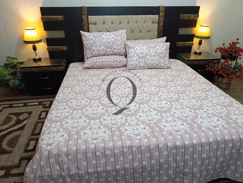 PC-1074: 4 Pillows Cotton Bed Sheet