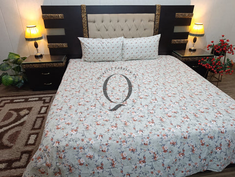 PC-1089: 4 Pillows Cotton Bed Sheet
