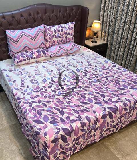 PC-1107: 4 Pillows Cotton Bed Sheet