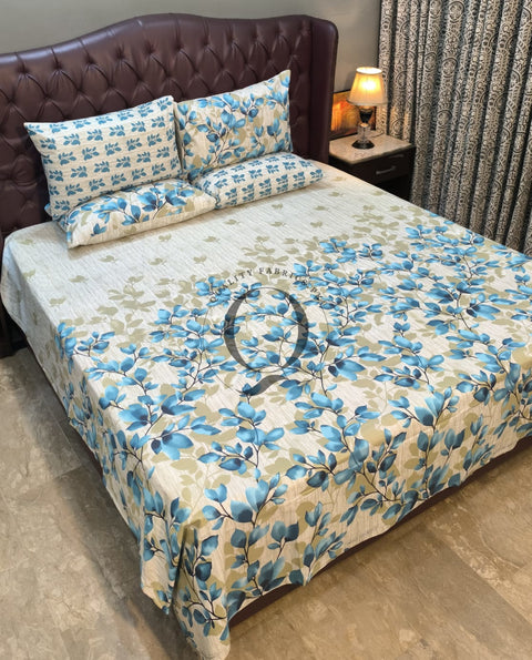 PC-1108: 4 Pillows Cotton Bed Sheet