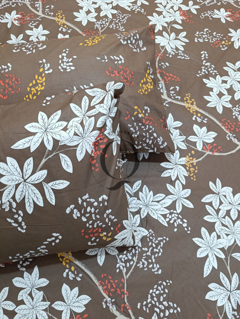 PC-1113: 4 Pillows Cotton Bed Sheet