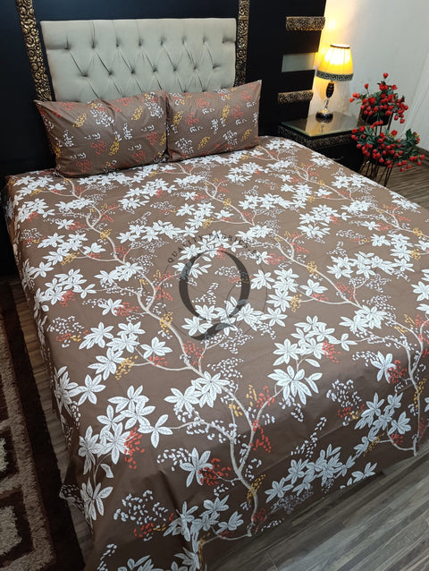PC-1113: 4 Pillows Cotton Bed Sheet