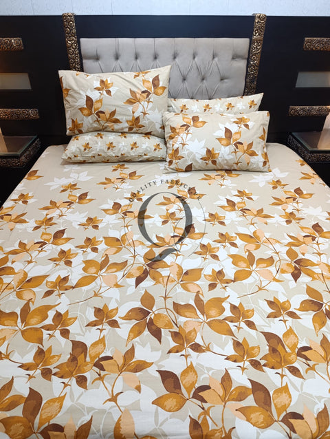 PC-1114: 4 Pillows Cotton Bed Sheet