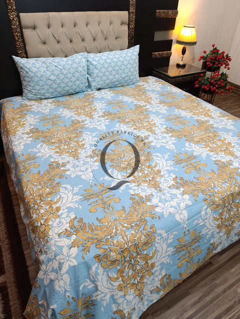 PC-1118: 4 Pillows Cotton Bed Sheet