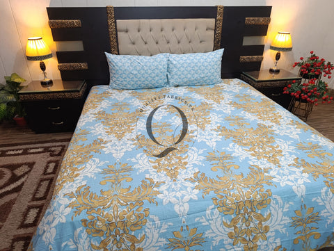 PC-1118: 4 Pillows Cotton Bed Sheet