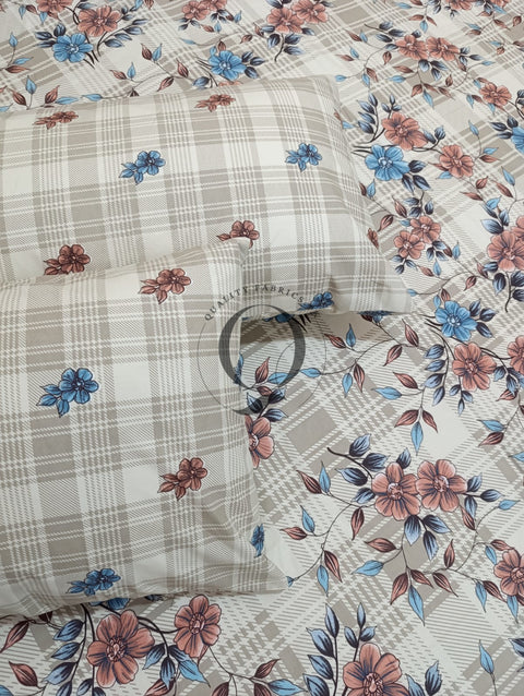 QF-2242: 3 Piece Cotton Bed Sheet