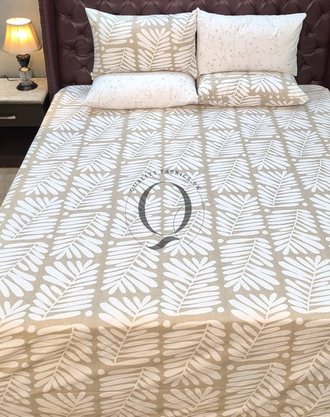 PC-1125: 4 Pillows Cotton Bed Sheet