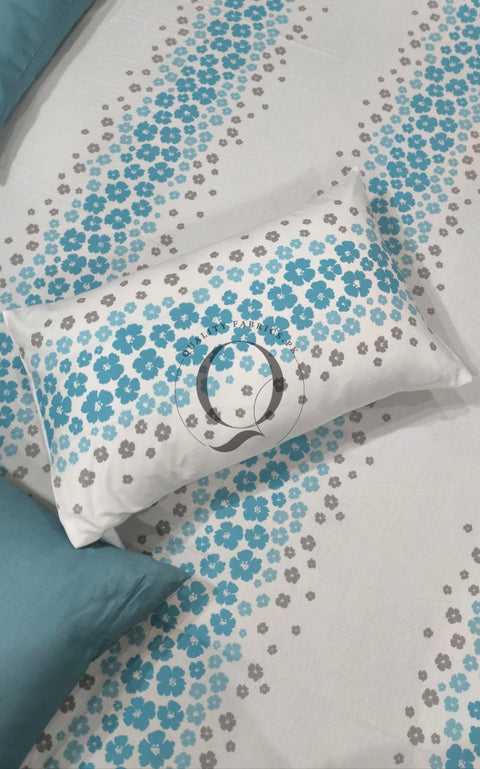 PC-1126: 4 Pillows Cotton Bed Sheet