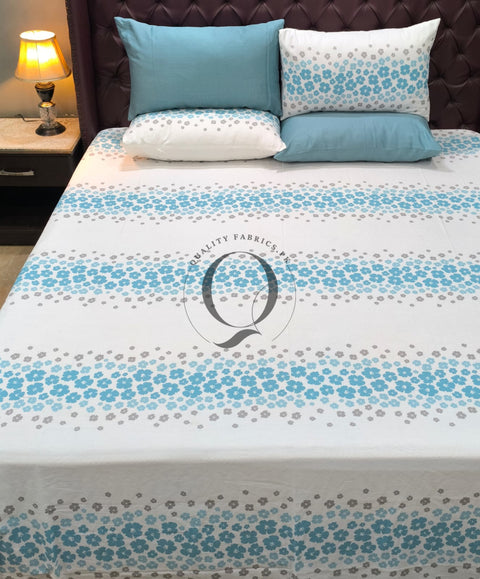 PC-1126: 4 Pillows Cotton Bed Sheet