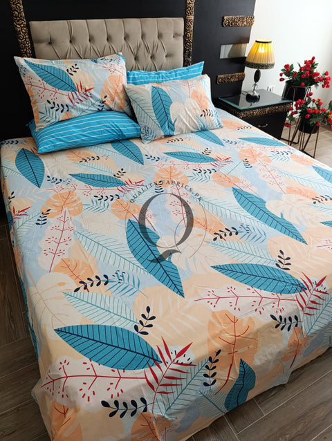 PC-1131: 4 Pillows Cotton Bed Sheet