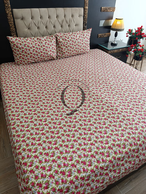 PC-1133: 4 Pillows Cotton Bed Sheet