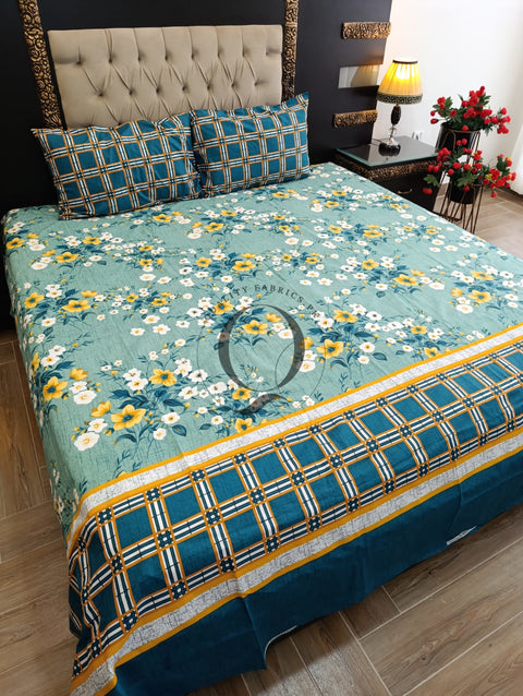PC-1140: 4 Pillows Cotton Bed Sheet