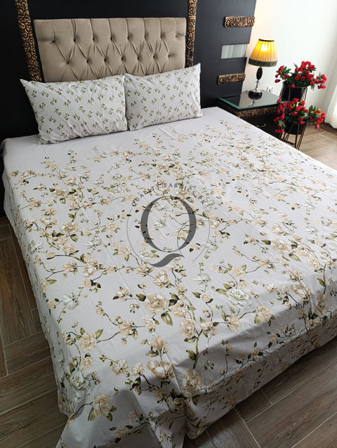 PC-1145: 4 Pillows Cotton Bed Sheet