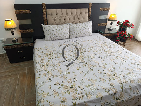 PC-1145: 4 Pillows Cotton Bed Sheet