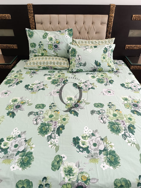 PC-1146: 4 Pillows Cotton Bed Sheet