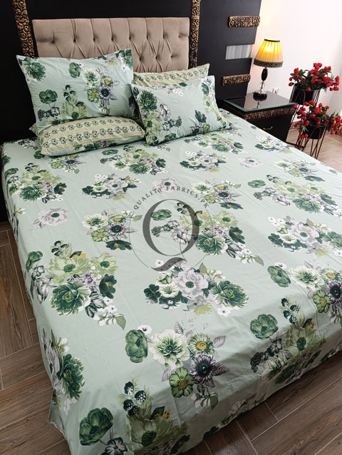 PC-1146: 4 Pillows Cotton Bed Sheet