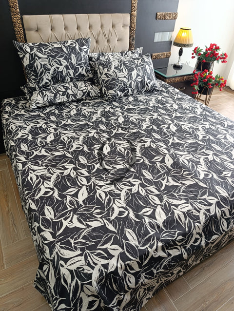 PC-1147: 4 Pillows Cotton Bed Sheet