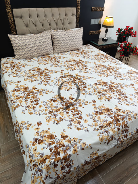 PC-1148: 4 Pillows Cotton Bed Sheet