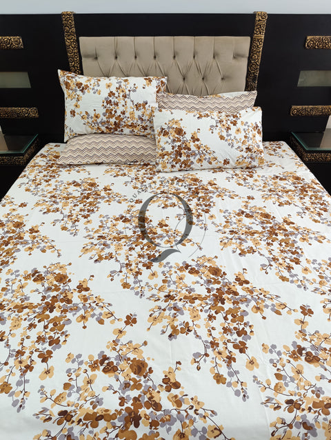 PC-1148: 4 Pillows Cotton Bed Sheet