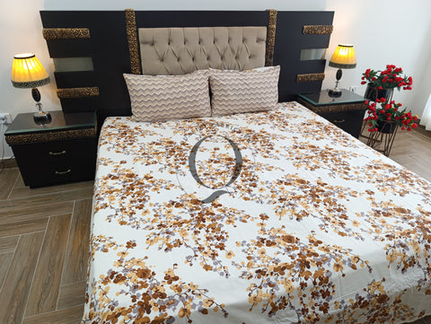 PC-1148: 4 Pillows Cotton Bed Sheet