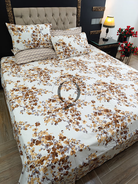 PC-1148: 4 Pillows Cotton Bed Sheet