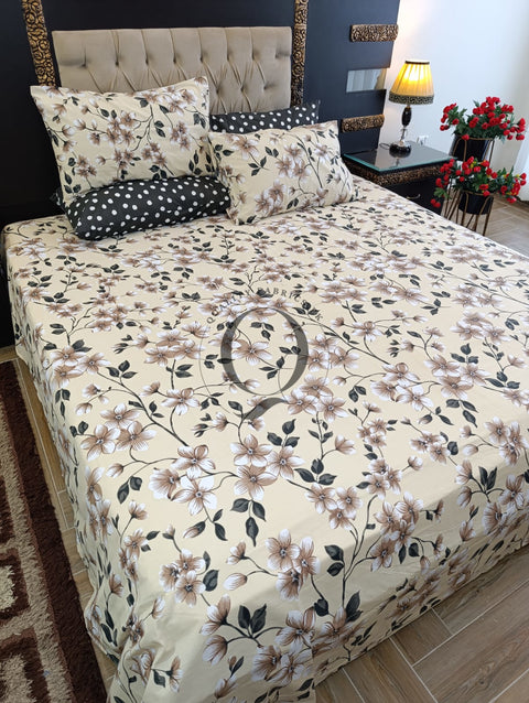 PC-1150: 4 Pillows Cotton Bed Sheet