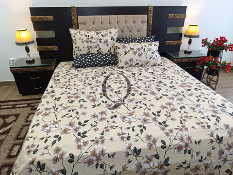 PC-1150: 4 Pillows Cotton Bed Sheet