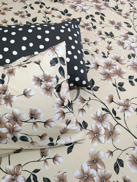 PC-1150: 4 Pillows Cotton Bed Sheet