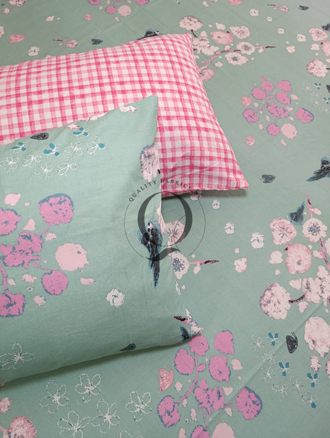 PC-1151: 4 Pillows Cotton Bed Sheet