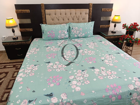 PC-1151: 4 Pillows Cotton Bed Sheet
