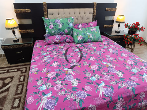 PC-1152: 4 Pillows Cotton Bed Sheet