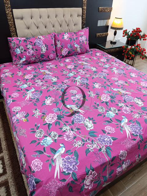 PC-1152: 4 Pillows Cotton Bed Sheet