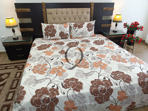 PC-1153: 4 Pillows Cotton Bed Sheet