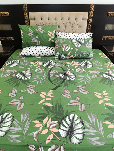 PC-1154: 4 Pillows Cotton Bed Sheet