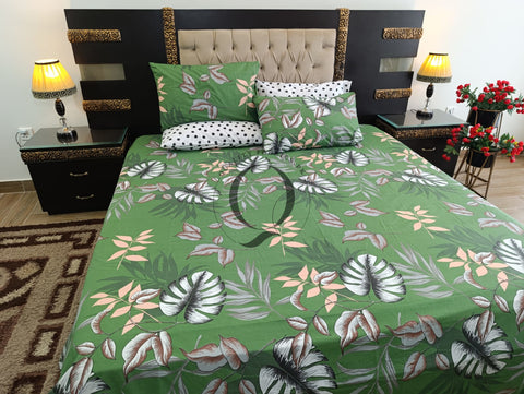 PC-1154: 4 Pillows Cotton Bed Sheet