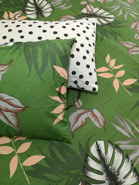 PC-1154: 4 Pillows Cotton Bed Sheet