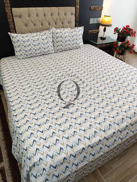 PC-1155: 4 Pillows Cotton Bed Sheet