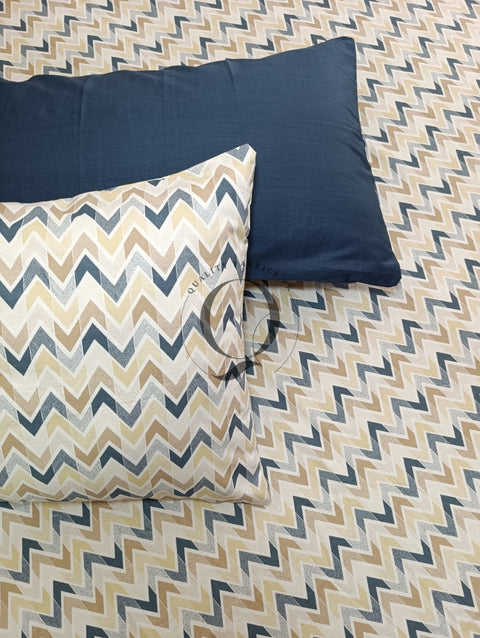 PC-1155: 4 Pillows Cotton Bed Sheet