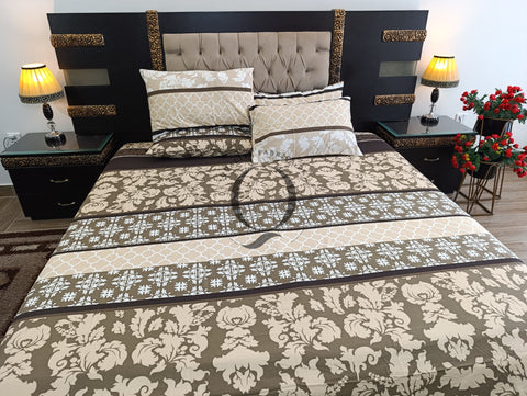 PC-1156: 4 Pillows Cotton Bed Sheet